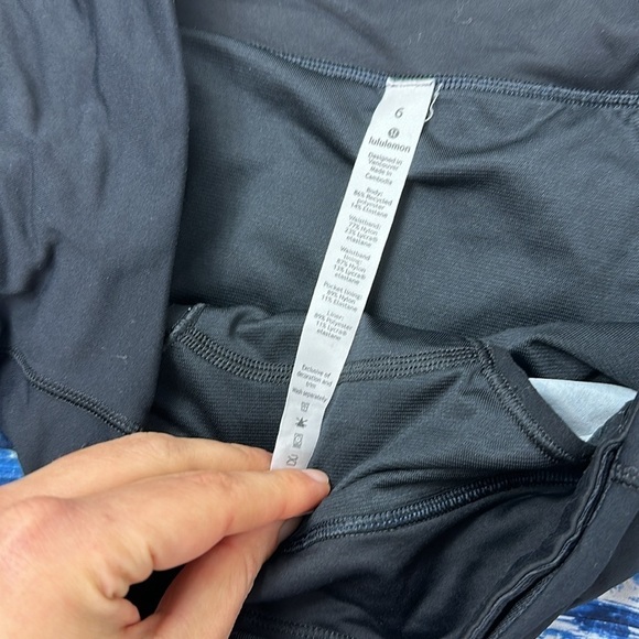 Lululemon Run Times Short II *4" Shorelines Multi Blue / Black - Picture 3 of 7